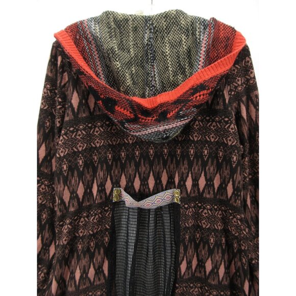 BKE Buckle Sweater Medium Open Cardigan Tunic Tribal Southwestern - Picture 9 of 12